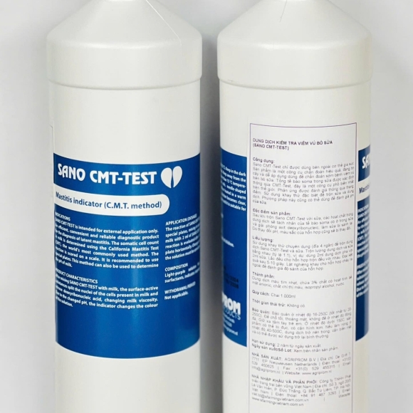 SANO CMT-TEST - TEST SỮA, KIỂM TRA VIÊM VÚ CẬN LÂM SÀN (VIÊM VÚ TIỀM ẨN) 