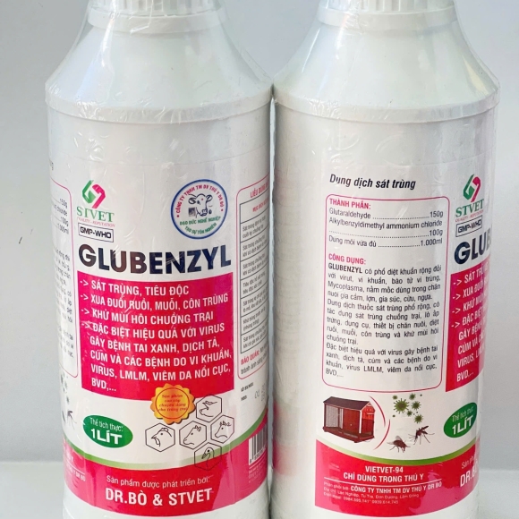 GLUBENZYL – Dung dịch sát trùng, tiêu độc, khử mùi chuồng trại.