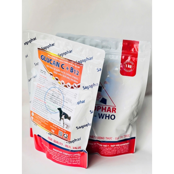 GLUCAN C + B12 - THỨC ĂN BỔ SUNG BETA - GLUCAN VÀ VITAMIN CHO GIA SÚC GIA CẦM